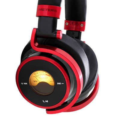 Meters - Over Ear Headphones! M-OV-1-B-C-ED-RED-BLK *Make An Offer!* image 1