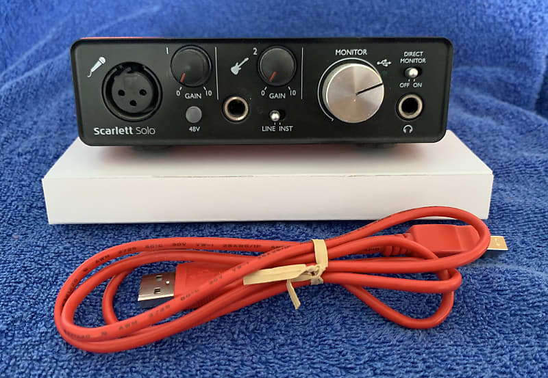 Scarlett solo deals focusrite 2nd generation