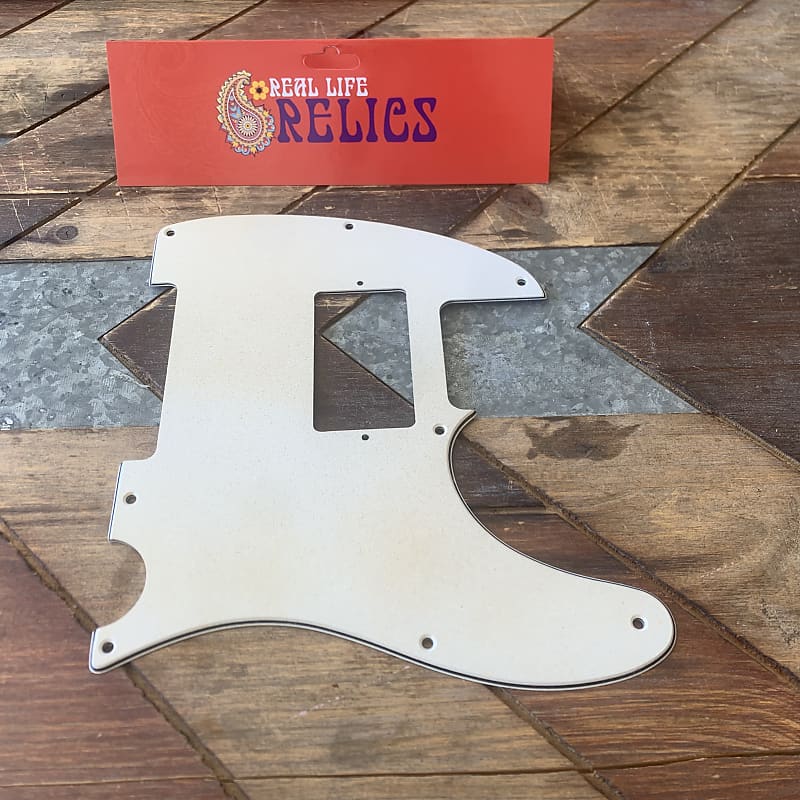 Real Life Relics White Fender® Telecaster® Pickguard 3 | Reverb Canada