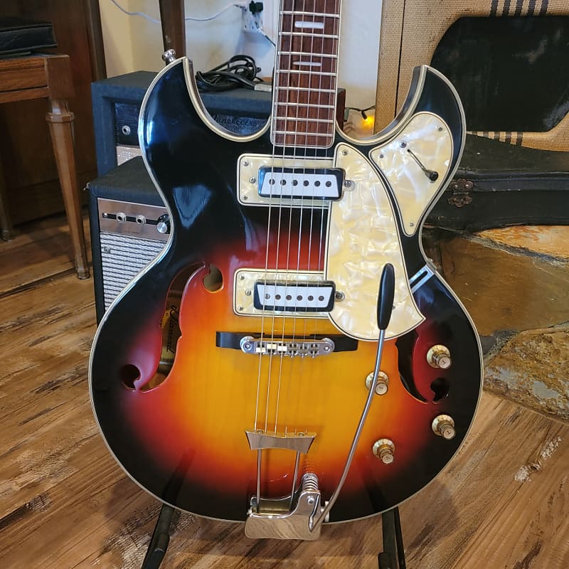 ARIA Daiamonds 1202T セミアコ Aria Diamond / Conrad 1202T Hollowbody 1967 Sunburst Guitar