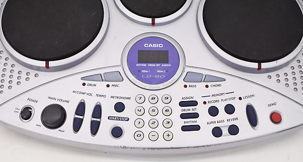Casio LD-80 Touch-Sensitive Digital Drums - Previously Owned