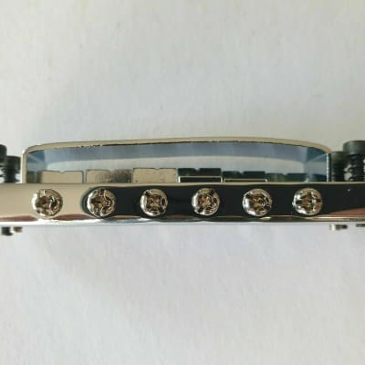Quality Tune o matic Bridge for Rickenbacker in Chrome image 3