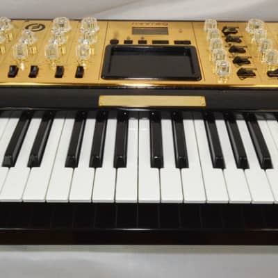 Moog MiniMoog Voyager Electric Blue Edition 10th Anniversary Limited Gold Edition image 10