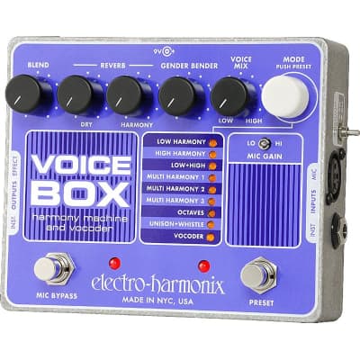 Electro-Harmonix Voice Box Harmony Machine & Vocoder Pedal