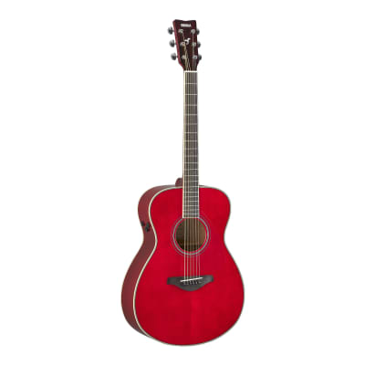 Yamaha FS-TA 6-String TransAcoustic Guitar (Ruby Red) for sale