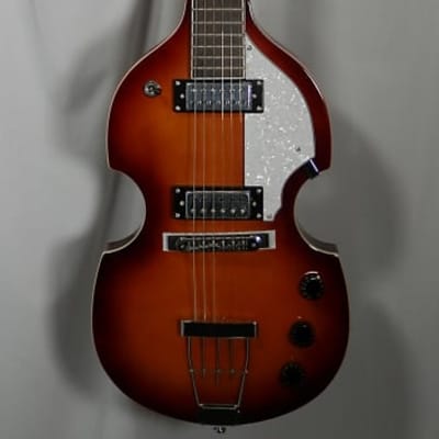 Hofner HOF-HI-459-PE-SB Ignition Pro Violin Style Electric Guitar - Sunburst image 1
