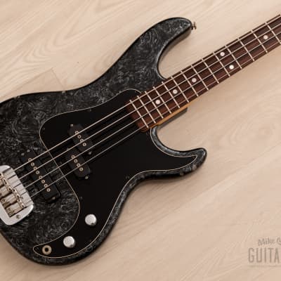 1997 G&L USA Fullerton SB-2 Bass Black Silver Swirl PJ for sale