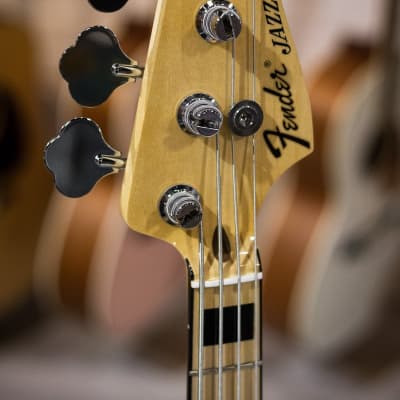 Fender Geddy Lee Jazz Bass - Maple Fingerboard - Black w/Deluxe Gig Bag - Floor Model image 5