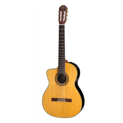 Takamine TC132SC Pro Series Classical Guitar Left Handed Natural w/ Pickup image 1