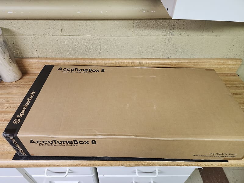 Speakercraft AccutuneBox 8&quot; MDF Subwoofer cabinet  			
