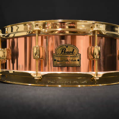 Pearl MS1440 14x4" Marvin "Smitty" Smith Signature Copper Snare Drum