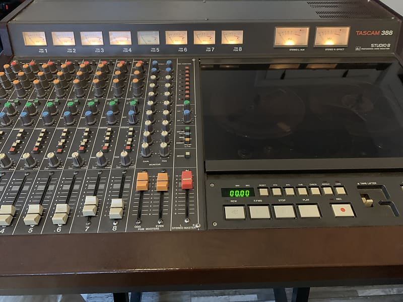 TASCAM 388 8-Channel Mixer with 1/4 8-Track Reel to Reel