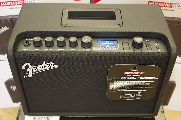 Fender Mustang GT 40 40-Watt 2x6.5" Modeling Guitar Combo image 3