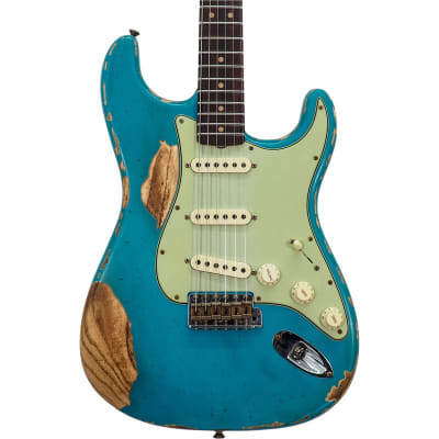 Fender Custom Shop 1963 Stratocaster Super Heavy Relic, Tao Turquoise image 1