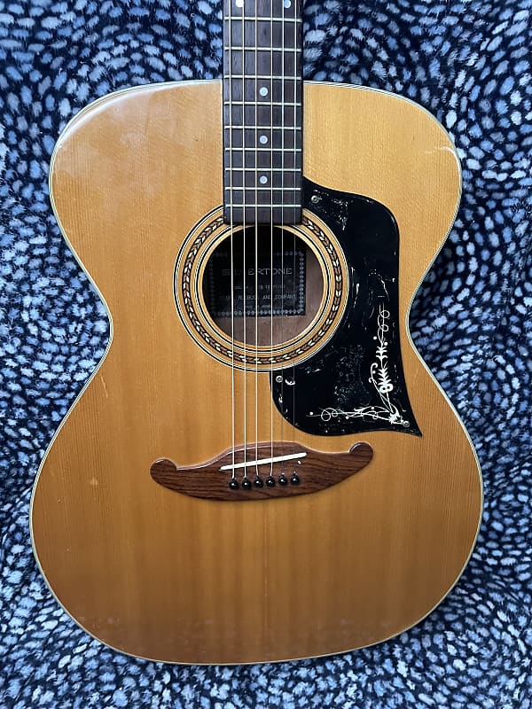 silvertone 319 full size acoustic guitar made in japan for sears 1960s