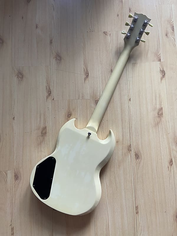 Burny SG - Vintage White | Reverb