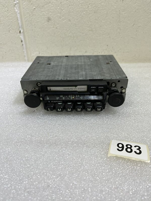 Blaupunkt Hamburg  MW / LW With Cassette radio Porsche Bmw Mercedes #983  			