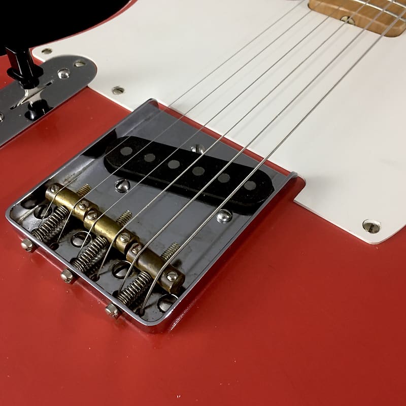 LEFTY! Vintage Custom Aged Relic TL51 Nocaster Fiesta Red
