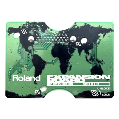Roland SR-JV80-05 WORLD 音源拡張ボード Roland SR-JV80-05 WORLD Expansion Board Sound Library