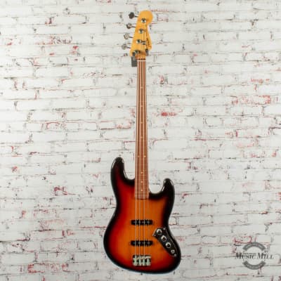 Fender Jaco Pastorius Jazz Bass®, Fretless, Pau Ferro Fingerboard, 3-Color Sunburst image 2
