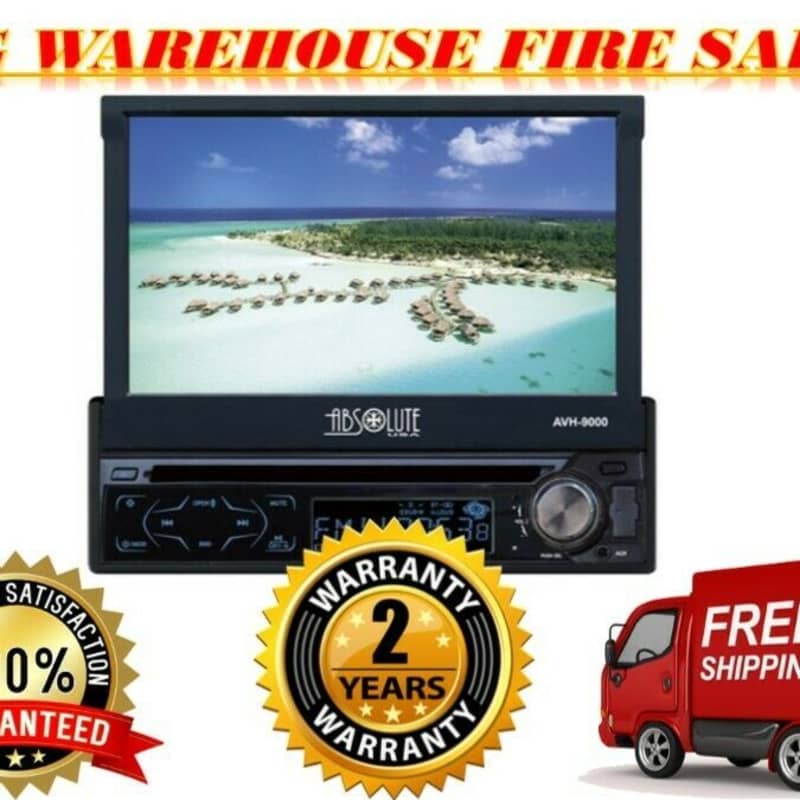 Absolute DD-4000AT 7-Inch Double Din Multimedia DVD / CD / MP3