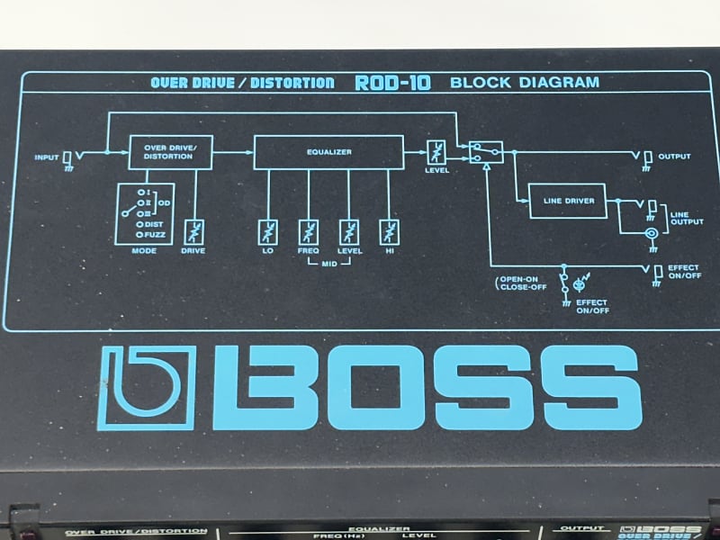 BOSS ROD-10（オーバードライブ・ディストーション、ハーフラック） 1/26 BOSS ROD-10 : ギタリストクノのひとりごと