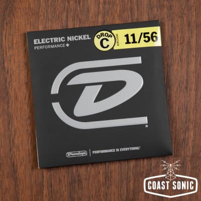 Dunlop Performance+ Nickel Wound Electric Guitar Strings 11-56 | Drop C image 1
