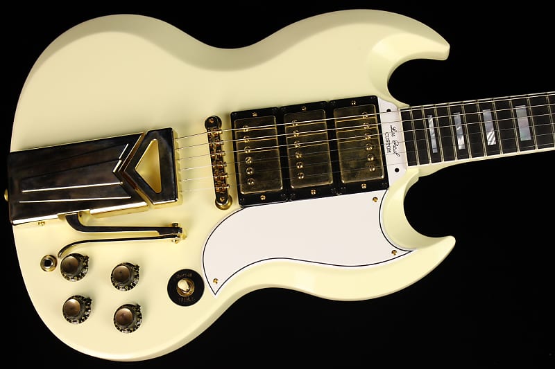 Immagine Gibson Custom 60th Anniversary 1961 Les Paul SG Custom With Sideways Vibrola (#461) - 1