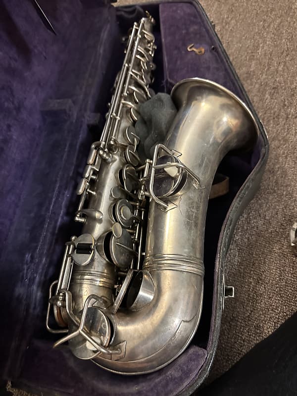 CG Gonn Alto Sax Antique 25804 Silver | Reverb