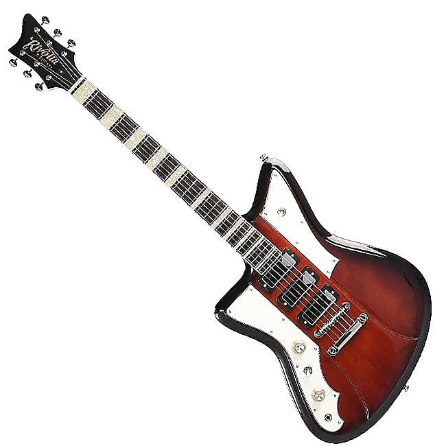 Rivolta MONDATA VIII LH Chambered Mahogany Body 6-String Electric Guitar w/Premium Soft Case For Lefty Players image 1