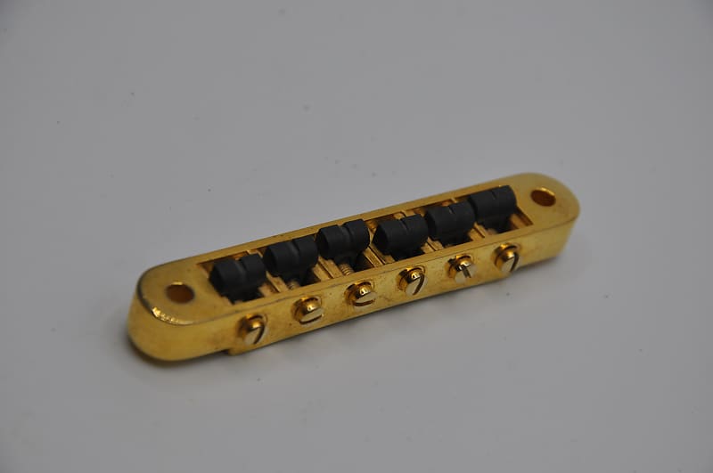 Graph Tech GHOST Resomax Pat Pend 4MM GT-8843 Tune-O-Matic GOLD Bridge