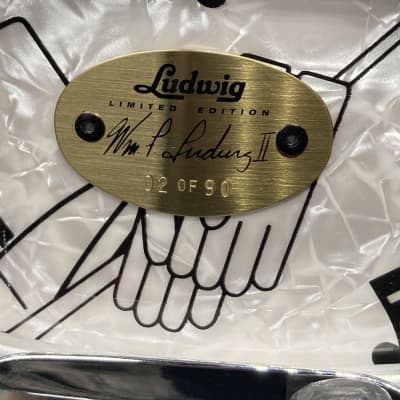 Ludwig - 14x5" 90th Anniversary, Limited Edition, Top Hat and Cane Snare Drum with Original Case! image 3