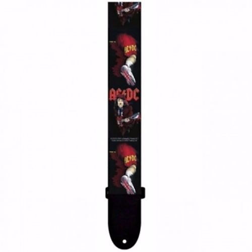 Perri's Leathers Adjustable Nylon Guitar Strap, AC/DC Angus | Reverb