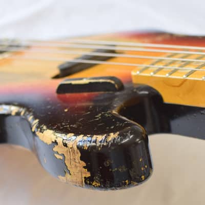 Shabat Panther STP Bass 3-Tone Sunburst MN image 12