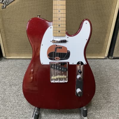 1995 Fender Telecaster "Partscaster" Red Sparkle Body, James Burton Neck image 1