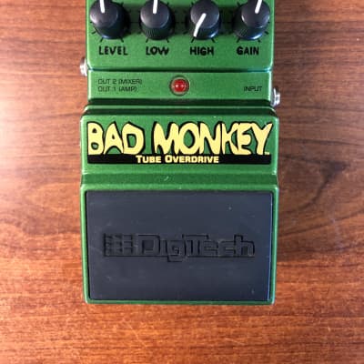 Digitech Bad Monkey Tube Overdrive Guitar Effects Pedal Made
