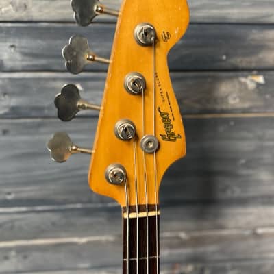 Used Greco JB 800 Japanese made 4 String Electric Bass with Gig Bag- Sunburst image 7