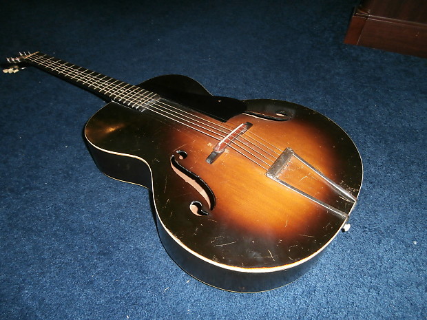 1940s Gretsch Synchromatic Archtop Acoustic Guitar - Tobacco