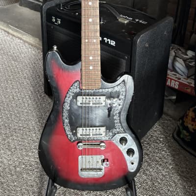1960s Teisco / Kimberly 2 Pickup - Red Burst image 1