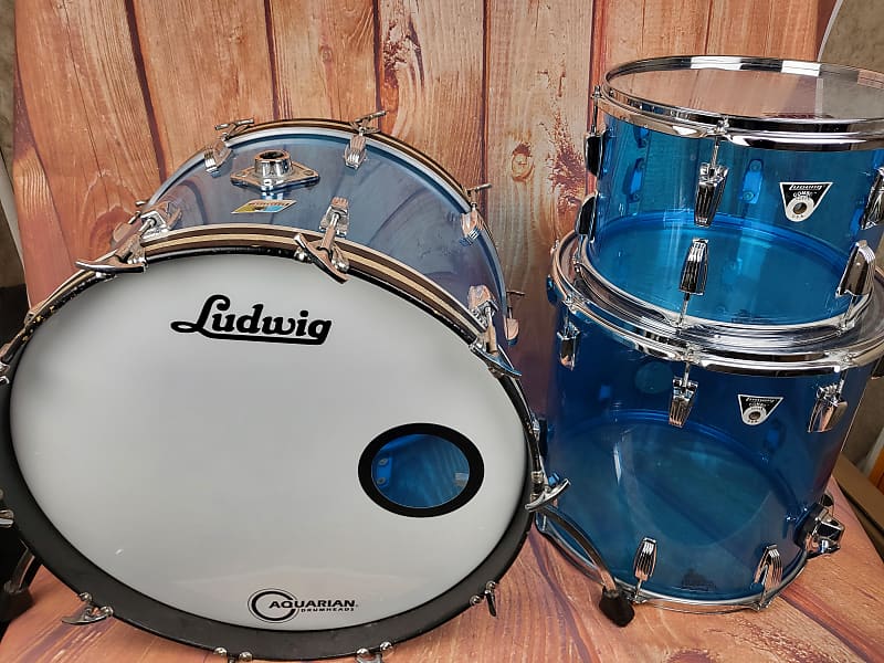 ludwig vistalite blue
