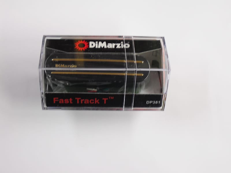 Pick-up　DiMarzio　DP　W/Gold　Fast　Track　Reverb　T　Bridge　Telecaster　Black　Rails　381.