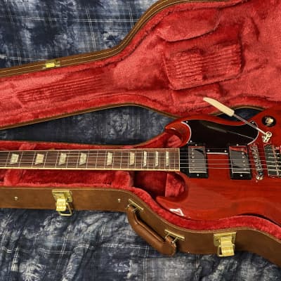New ! 2023 Gibson SG Standard '61 Maestro Vibrola - Vintage Cherry - Only 6.9 lbs - Authorized Dealer- In Stock! G02187 image 10