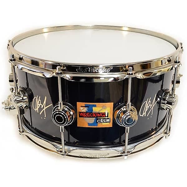 DW DREX6514SSK-WC Collector's Series "Wrecking Crew" Hal Blaine Signature 6.5x14" Snare Drum image 1