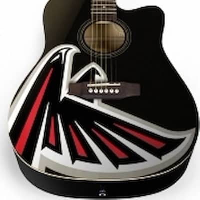 Atlanta Falcons Acoustic Guitar image 1