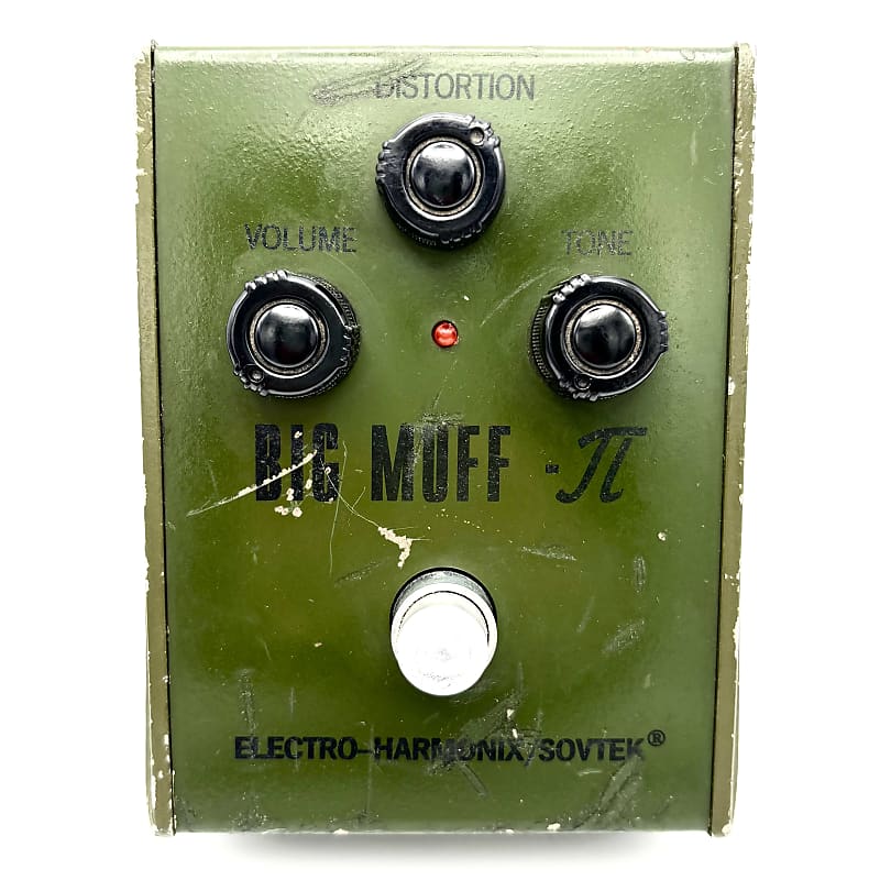SOVTEK BIG MUFF Π　Army Green　木箱有 Big Muff π -Army Green- 【USED】 – PEDAL SHOP CULT