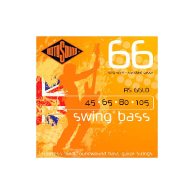 Rotosound RS66LD Swing Bass 66 Long Scale Bass Strings 45-105 | Reverb