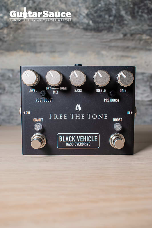 Free The Tone BV-1V Black Vehicle Bass Overdrive | Reverb