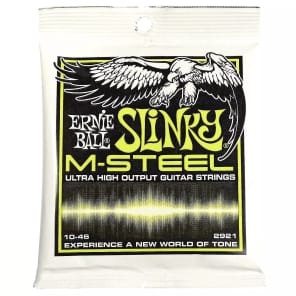 Ernie Ball 2921 M-Steel Regular Slinky Electric Guitar Strings
