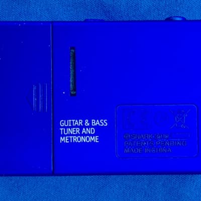 Snark SN-3 Guitar/Bass Chromatic Tuner/Metronome 2010s - Blue image 5