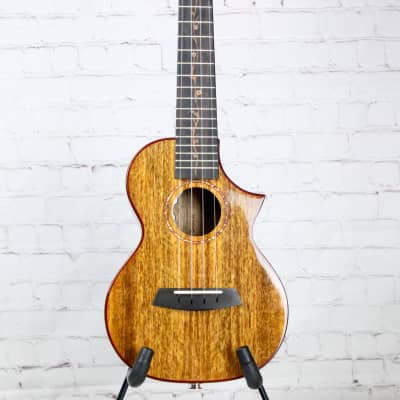 Enya MG6 Solid Mango Concert Acoustic-Electric Ukulele for sale